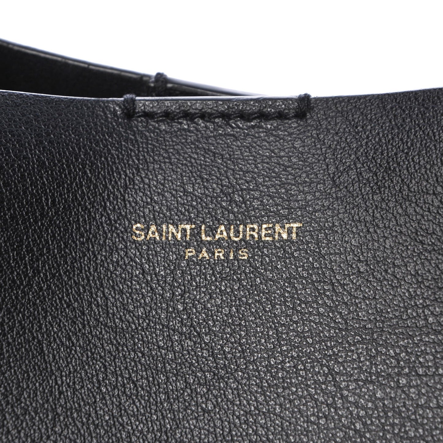 Calfskin Large Shopping Tote Black