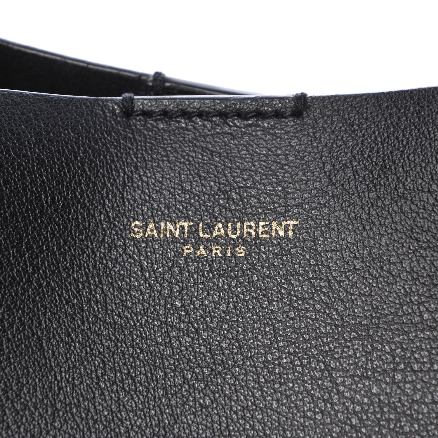 Saint Laurent Calfskin Large Shopping Tote Black 10 of 12