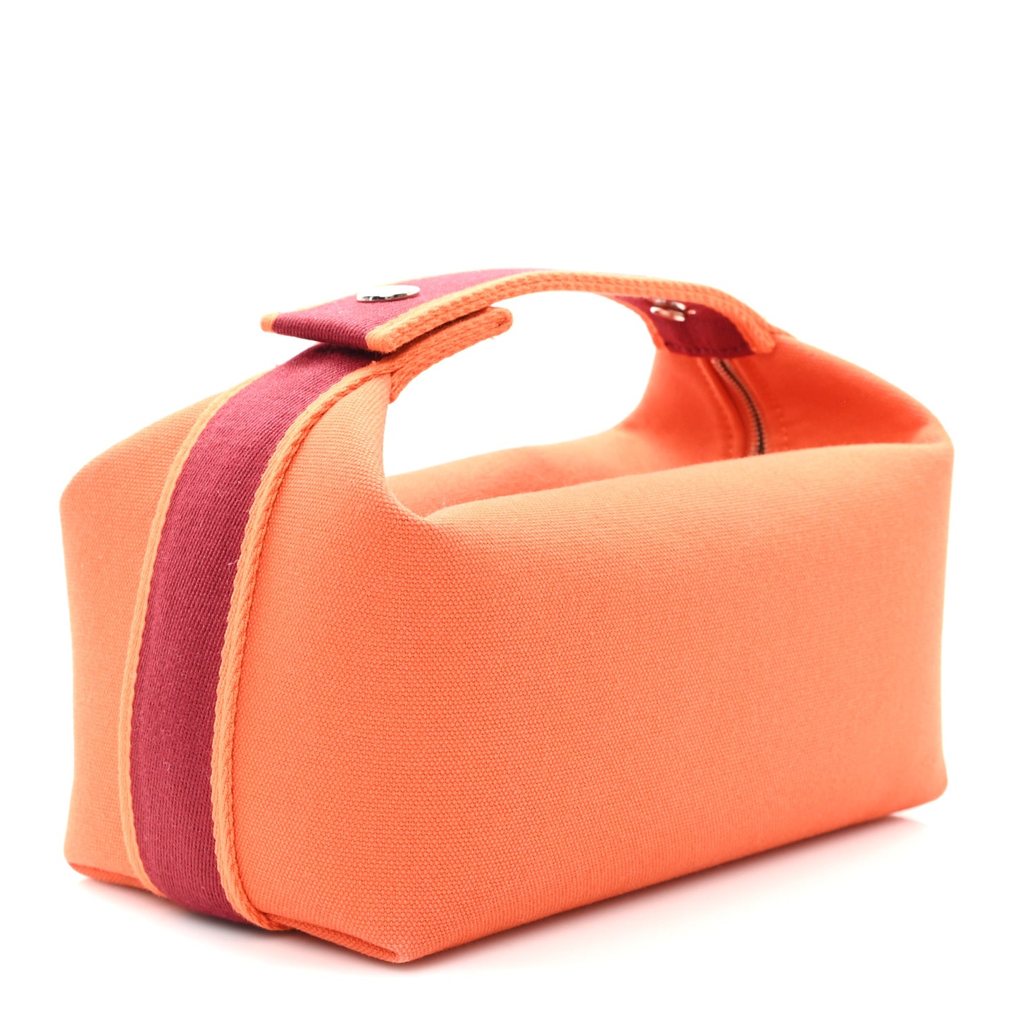 Canvas Small Bride-A-Brac Pouch Orange Burgundy