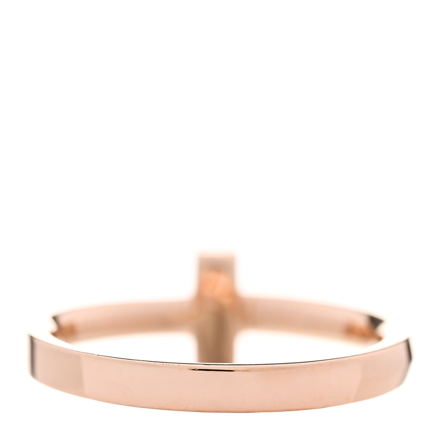 Tiffany 18K Rose Gold T T1 Ring 53 6.5 3 of 4