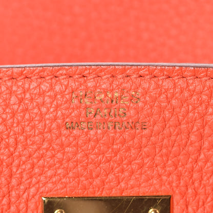 Hermes Togo Birkin 30 Capucine 21 of 35