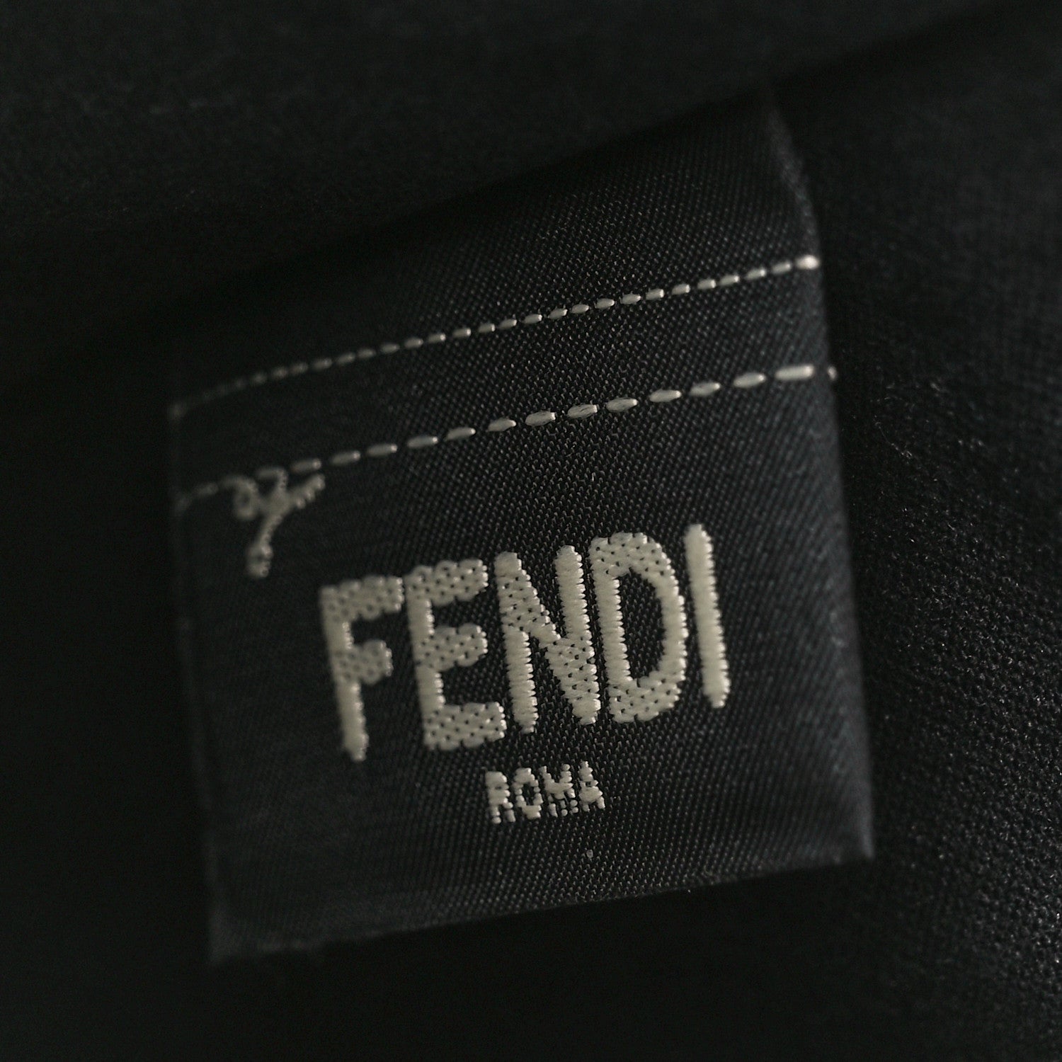 Fendi Vitello Dolce Fox Elaphe Ayers Hypnoteyes Min 2Jours Pouch Black Giallo Multicolor 8 of 15