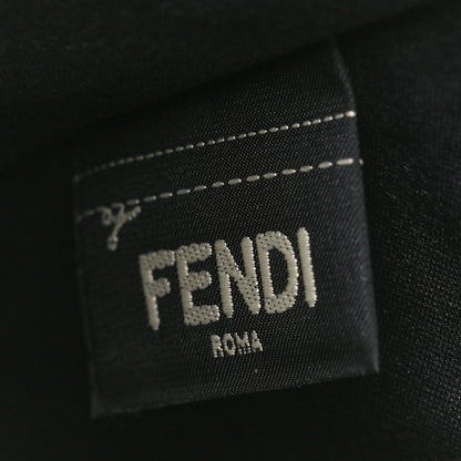 Fendi Vitello Dolce Fox Elaphe Ayers Hypnoteyes Min 2Jours Pouch Black Giallo Multicolor 8 of 15
