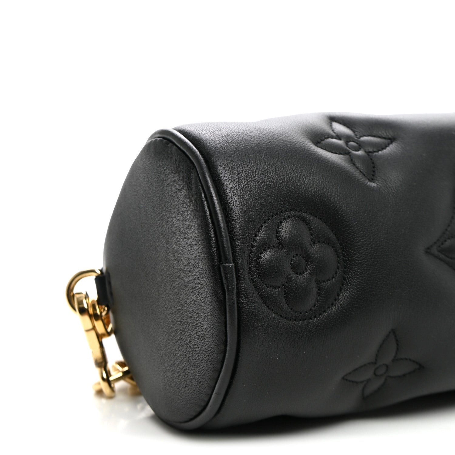 Louis Vuitton Calfskin Bubblegram Papillon BB Black 8 of 9