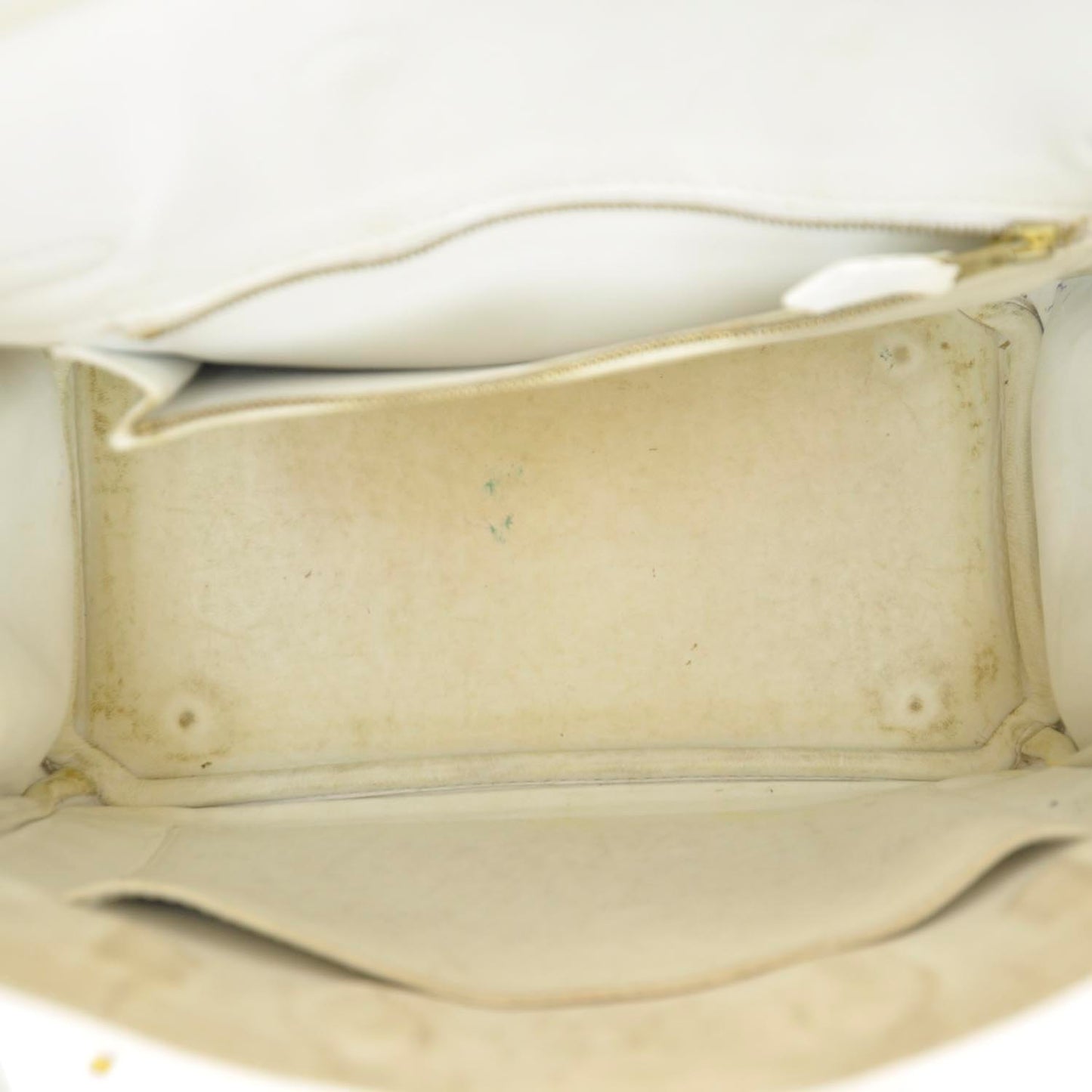 Epsom Birkin 25 Blanc