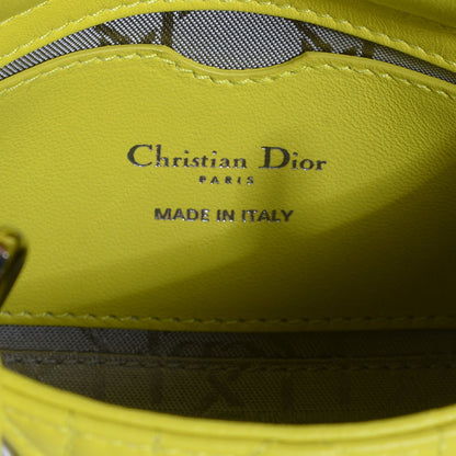 Christian Dior Lambskin Cannage Nano Lady Dior Acid 14 of 16