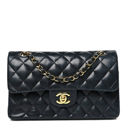 Chanel Lambskin Quilted Small Double Flap Black 1 of 15
