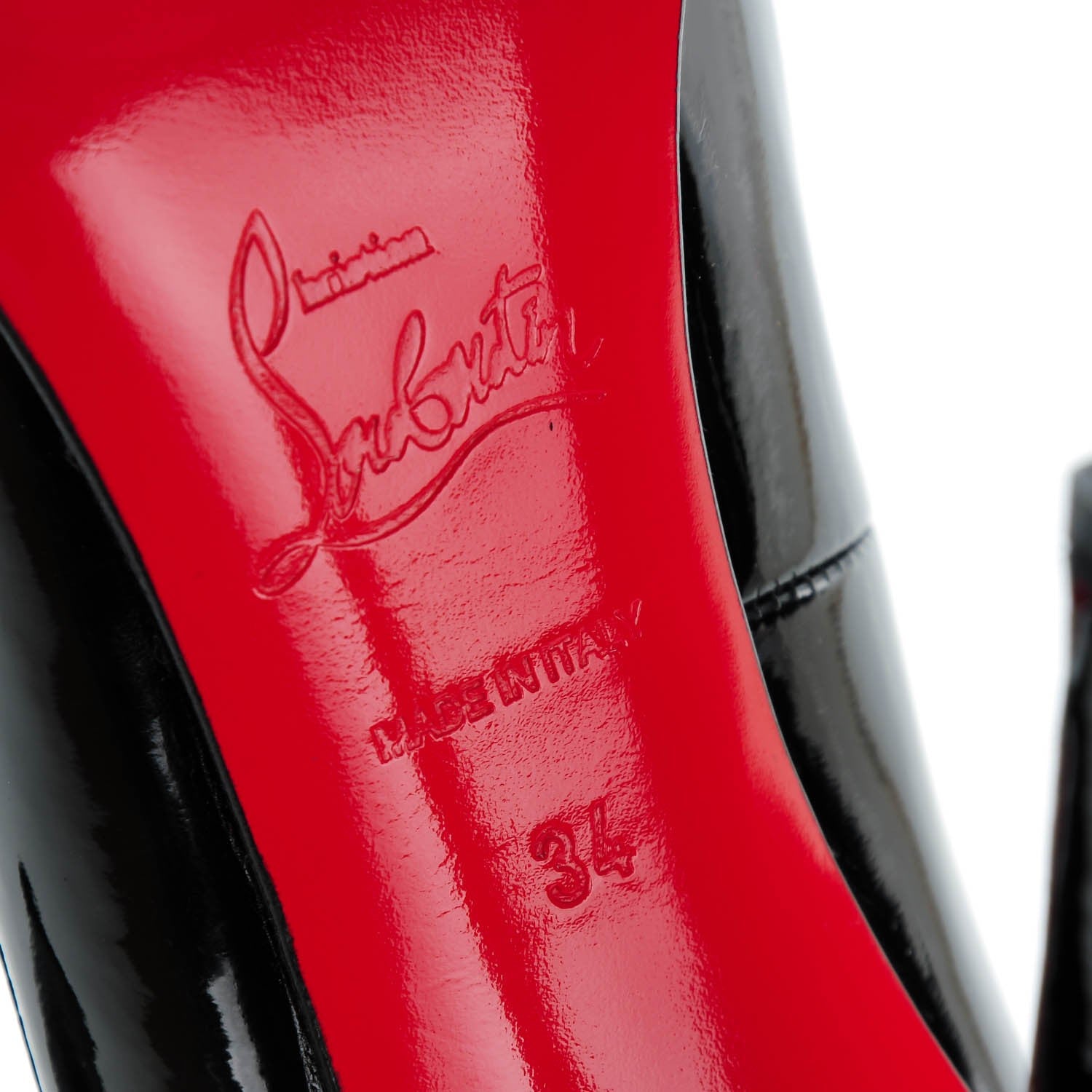 Christian Louboutin Patent Pigalle 120 Pumps 34 Black 6 of 7