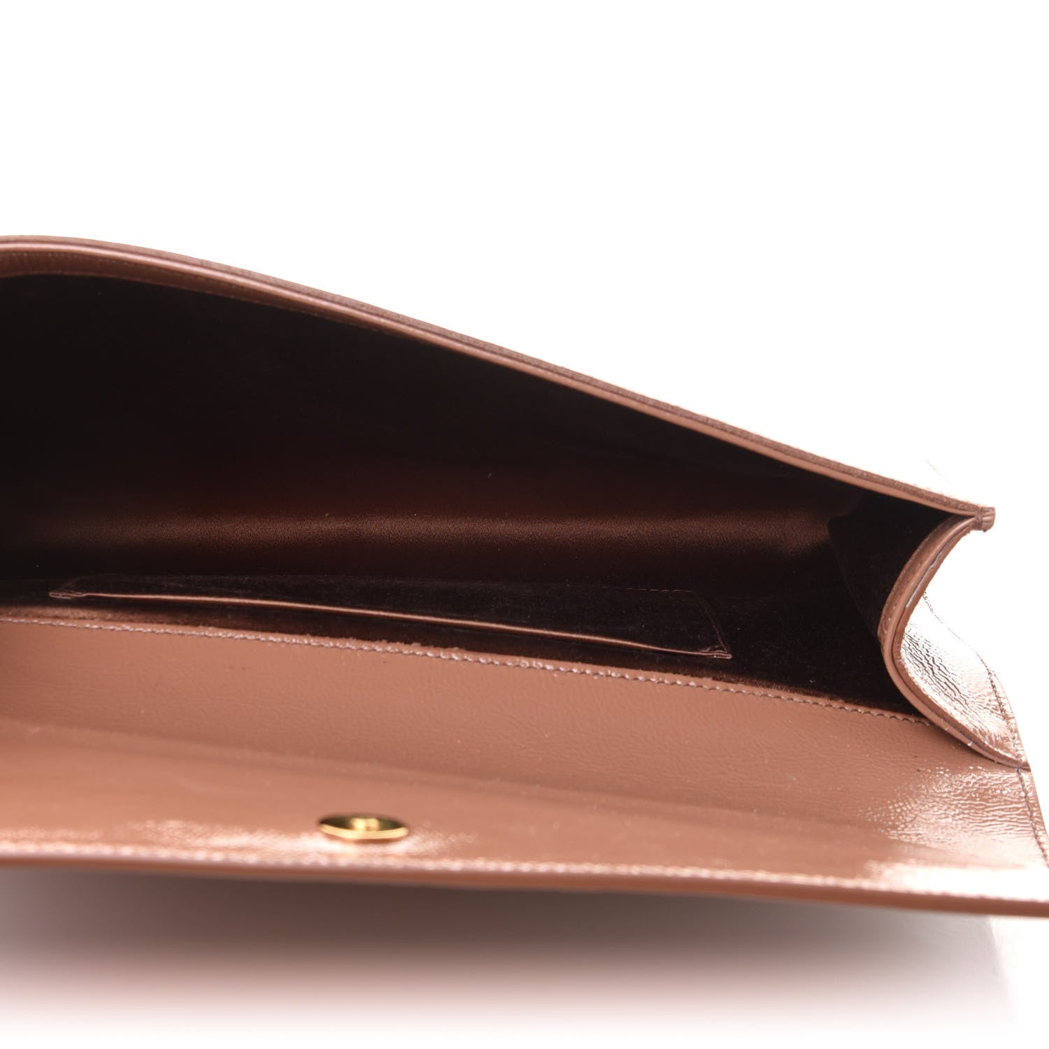 Saint Laurent Textured Patent Calfskin Monogram Large Belle De Jour Nude 5 of 11