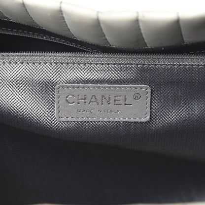 Chanel Lambskin Vertical Quilted Large Mademoiselle Tote Light Green 5 of 19