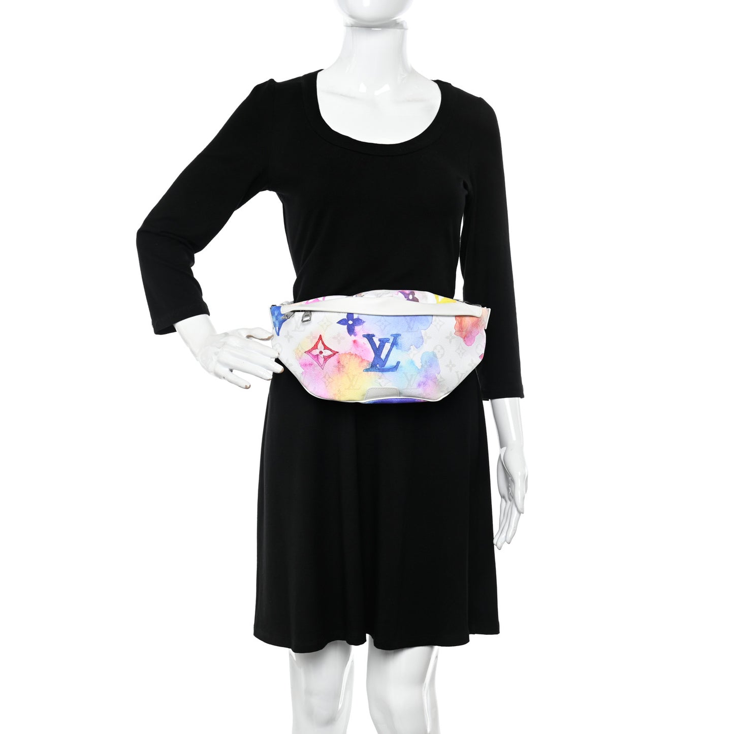 Monogram Watercolor Discovery Bumbag Multicolor