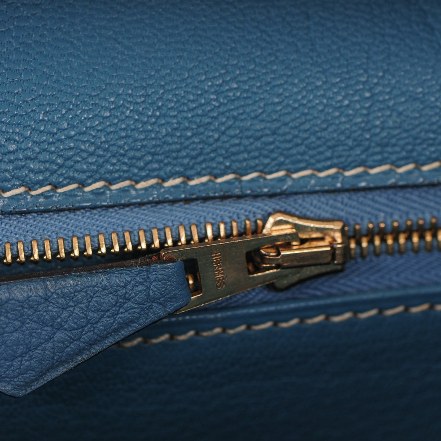 Togo Birkin 40 Blue Jean