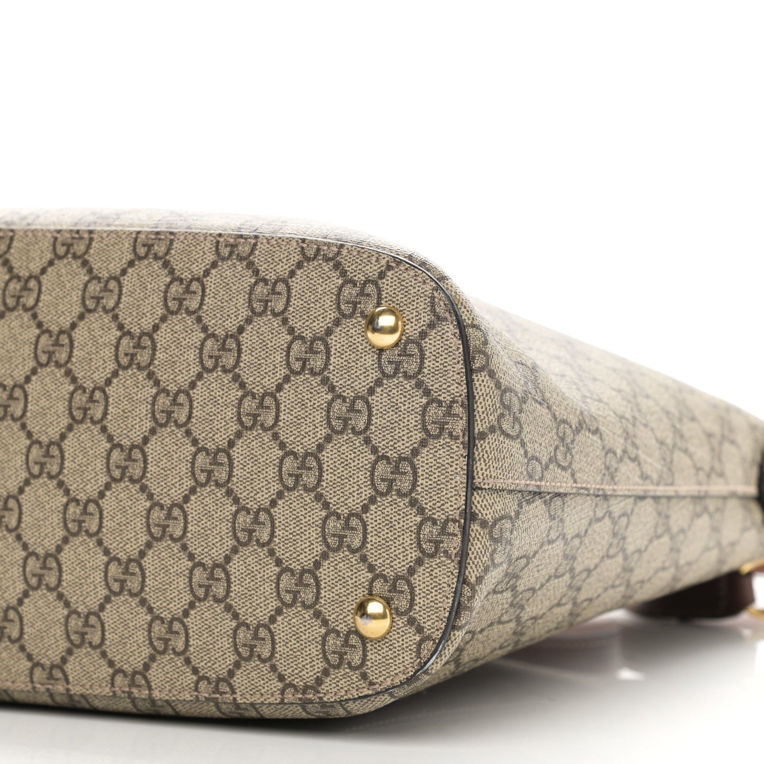 Gucci GG Supreme Monogram Linea A Hobo Brown 10 of 16
