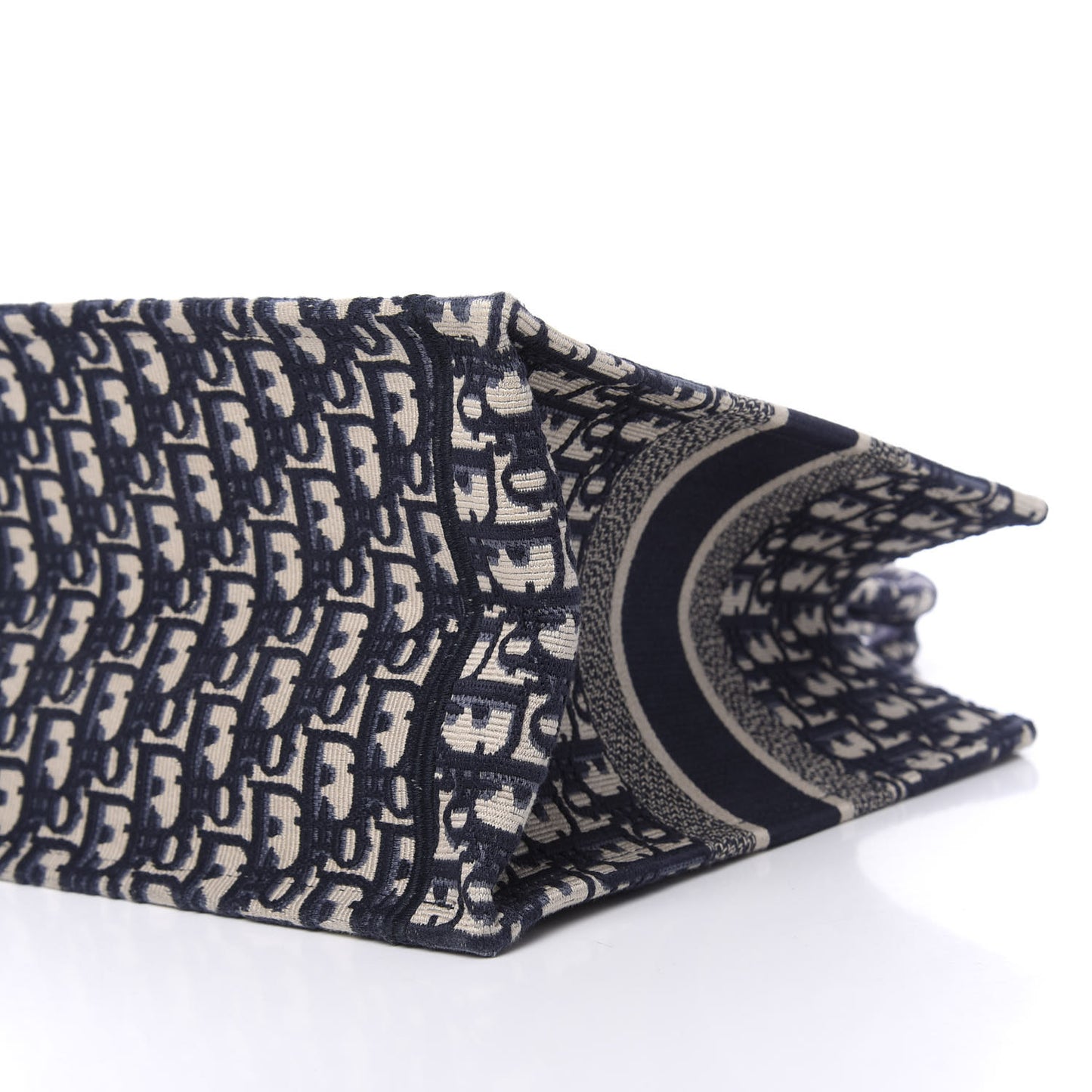 Oblique Medium Book Tote Blue Multicolor
