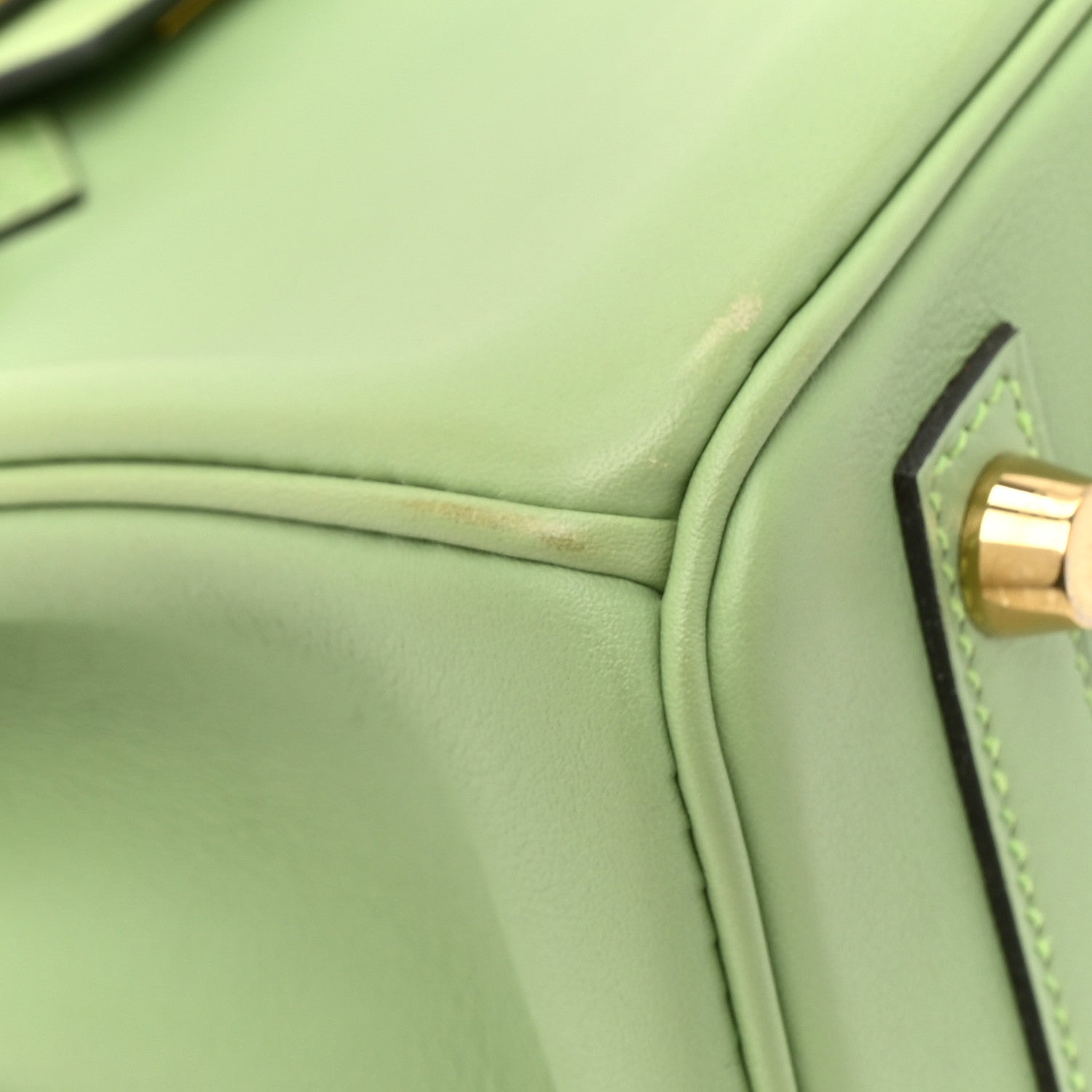 Hermes Swift Birkin 25 Vert Criquet 10 of 14