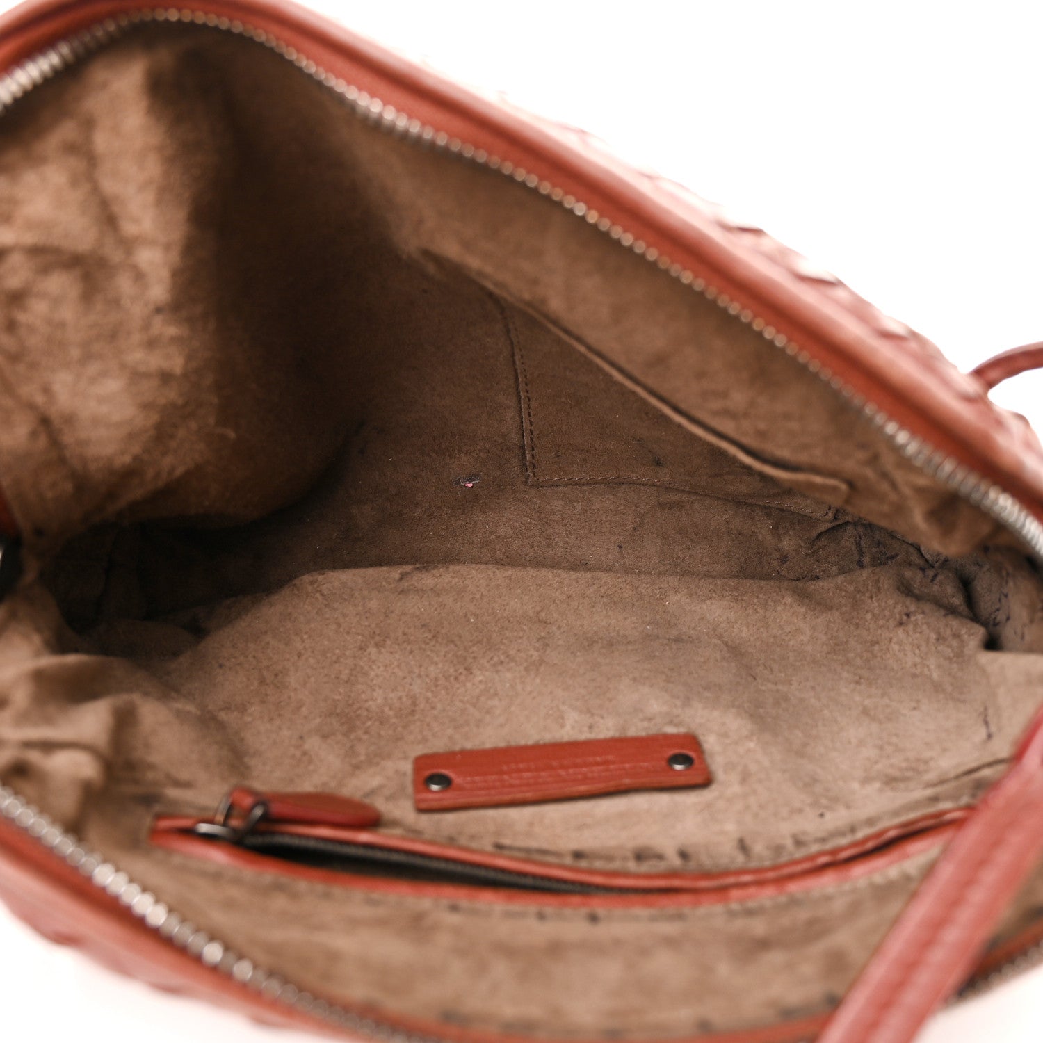 Bottega Veneta Nappa Intrecciato Nodini Crossbody Messenger Terracota 6 of 18