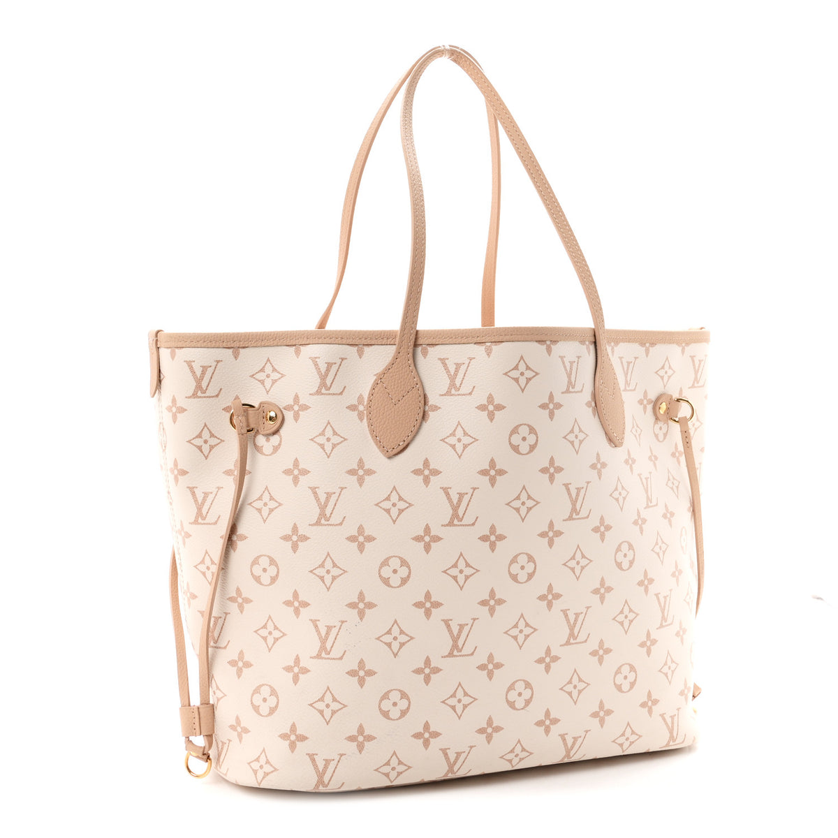 Monogram Inside Out Reversible Neverfull MM Dune Hazelnut
