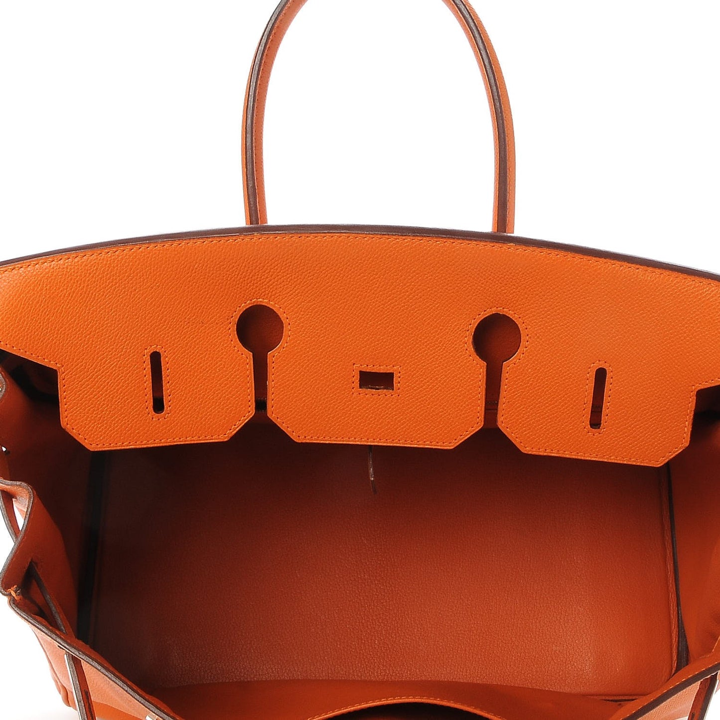 Epsom Birkin 35 Orange