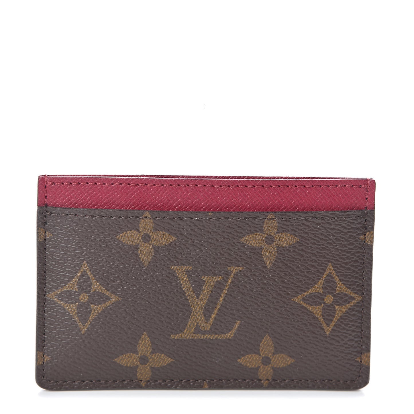 Monogram Card Holder Fuchsia