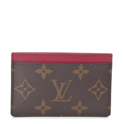 Louis Vuitton Monogram Card Holder Fuchsia 1 of 7