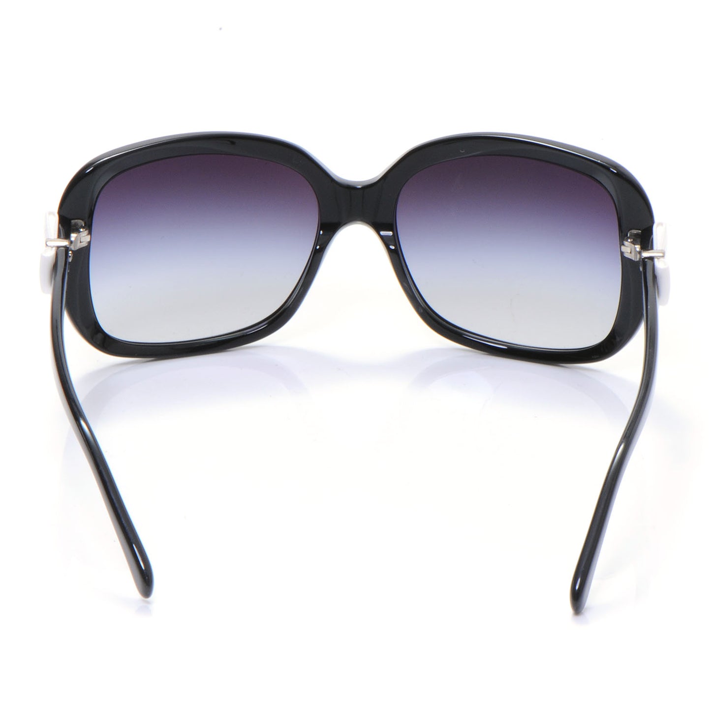 Acetate CC Bow Sunglasses 5171 Black White