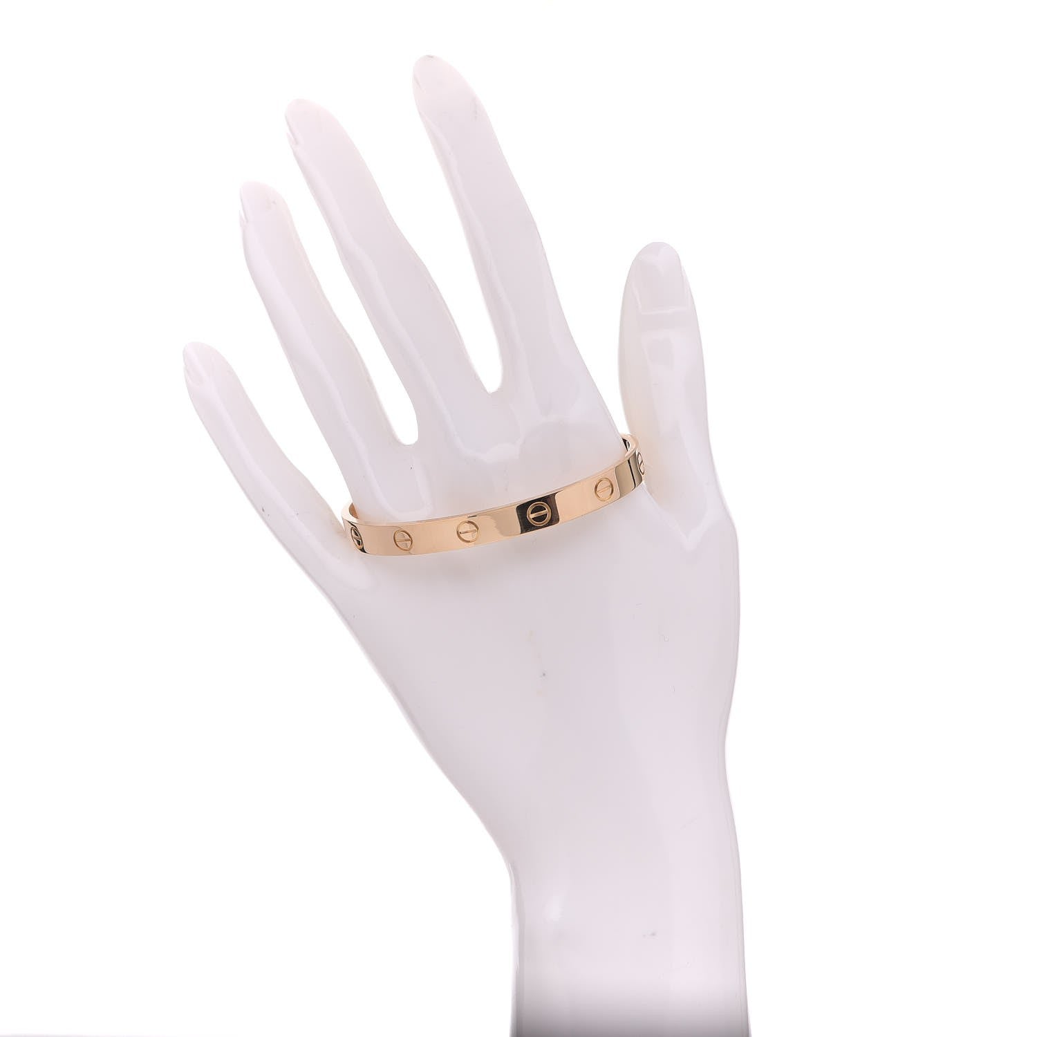 Cartier 18K Yellow Gold LOVE Cuff Bracelet 17 2 of 5