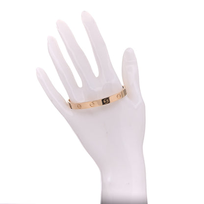 Cartier 18K Yellow Gold LOVE Cuff Bracelet 17 2 of 5
