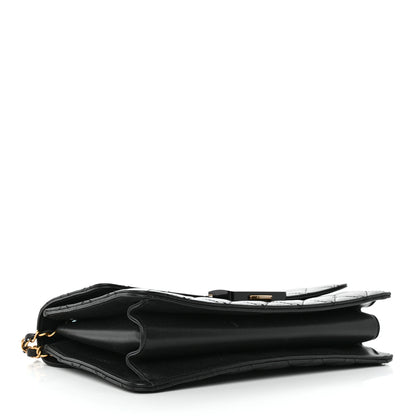 Chanel Sheepskin Quilted Large Beauty Lock Flap Black 4 of 16