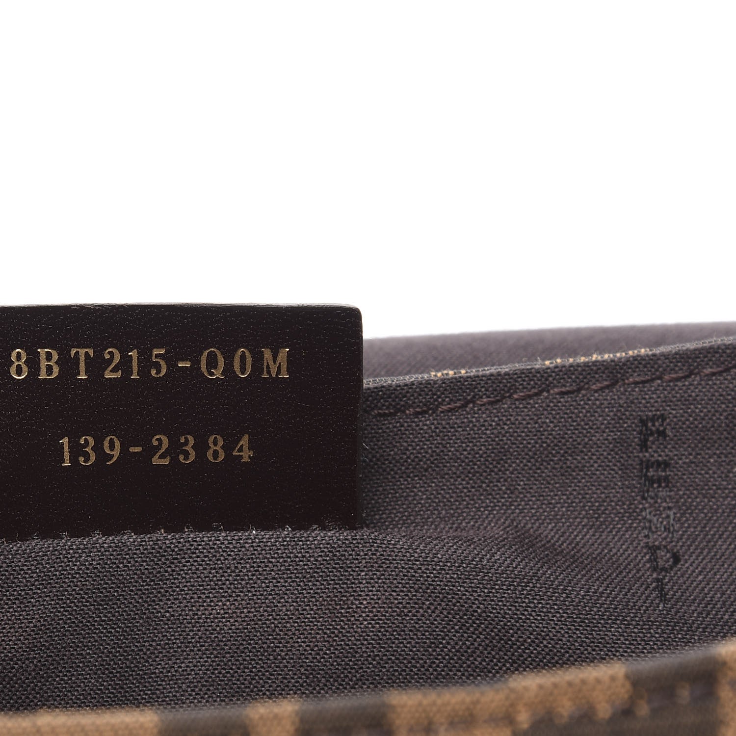 Fendi Zucca Vitello Artic Messenger Bag Tobacco Castagna 7 of 9