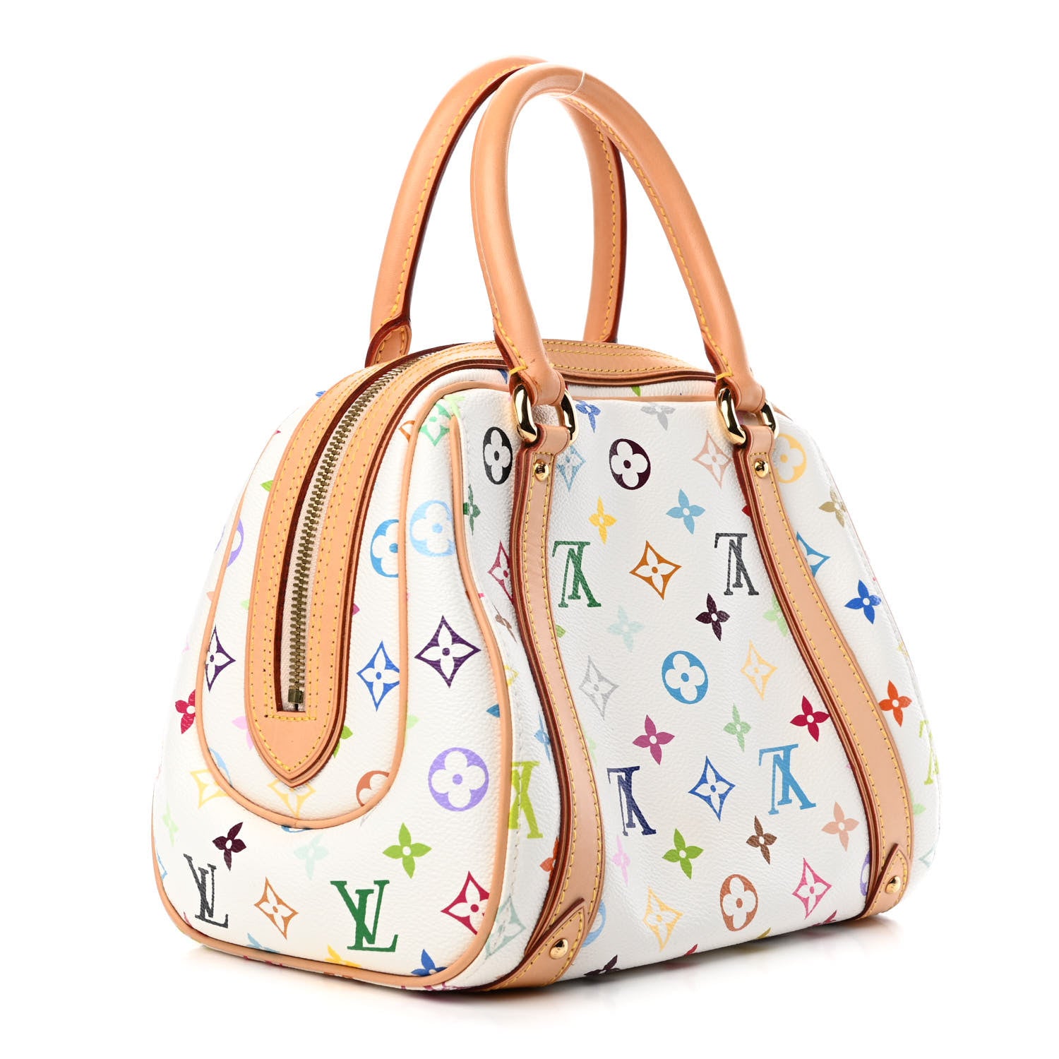 Louis Vuitton Monogram Multicolor Priscilla White 2 of 4