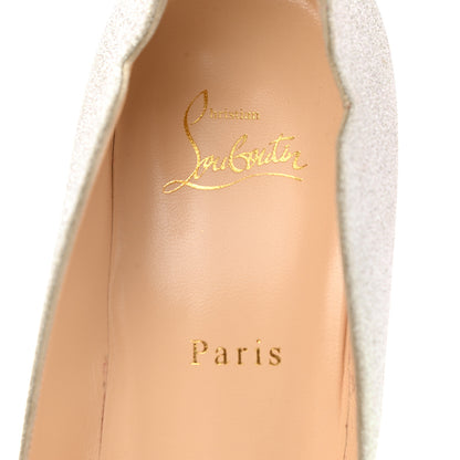 Christian Louboutin Glitter Hot Chick 100 Pumps 42 Silver 7 of 8