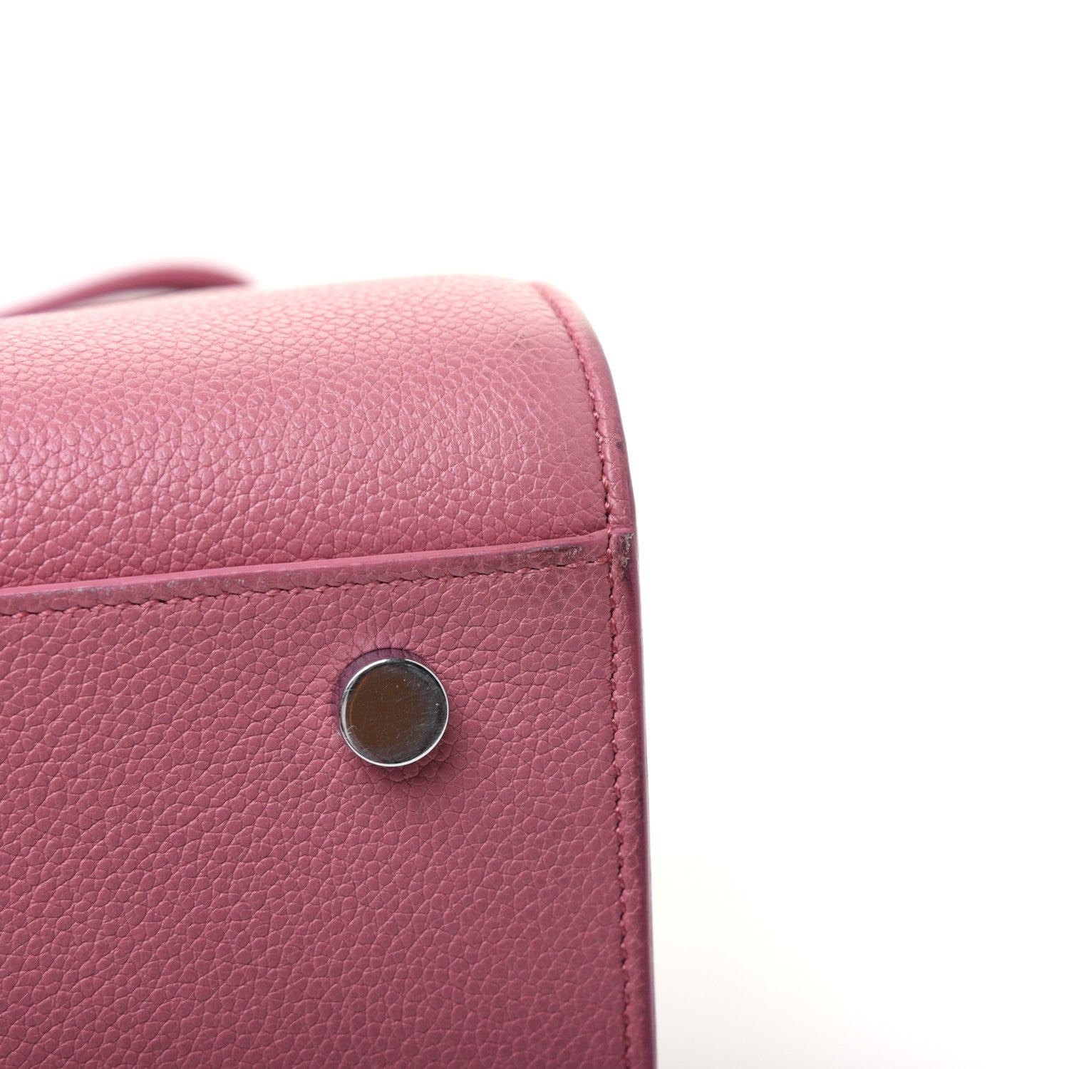 Saint Laurent Grained Calfskin Small Sac De Jour Dark Rose 25 of 33