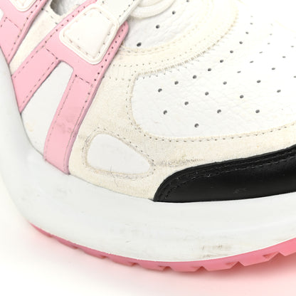 Louis Vuitton Calfskin Technical Nylon LV Archlight Sneakers 38 White Pink Blue 14 of 16