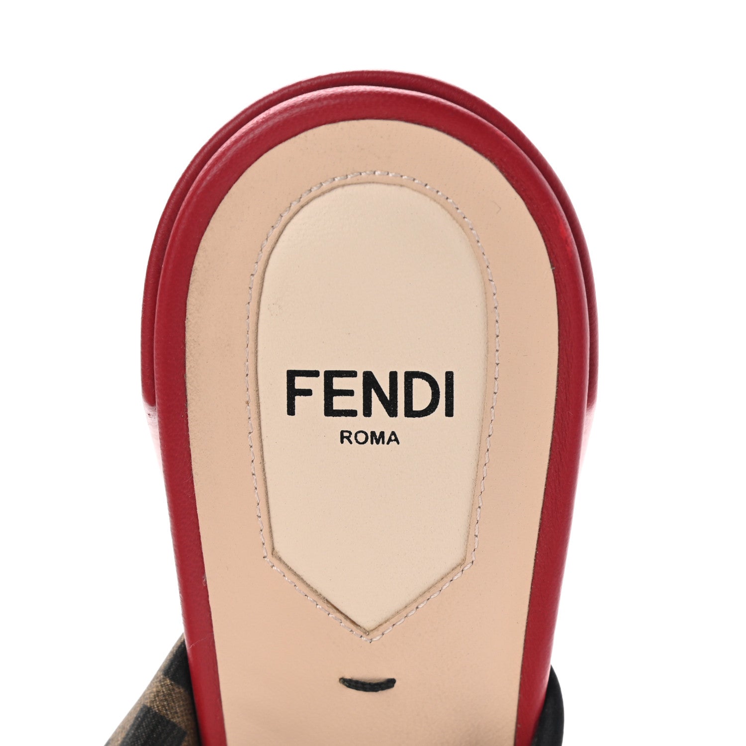 Fendi Silk FF Twist Mules 38 Tobacco 7 of 9