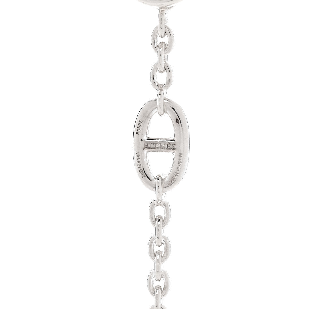 Hermes Sterling Silver Farandole Necklace 120 5 of 6