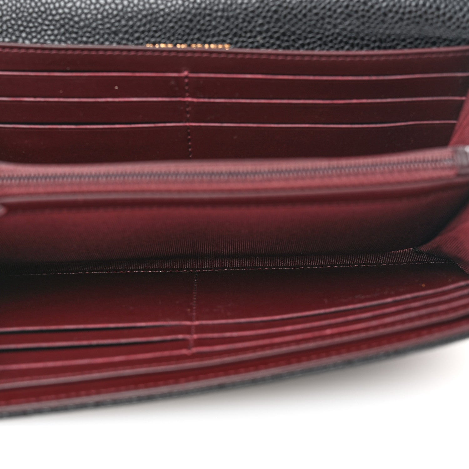 Chanel Caviar Quilted Large Gusset Flap Wallet Black 5 of 8