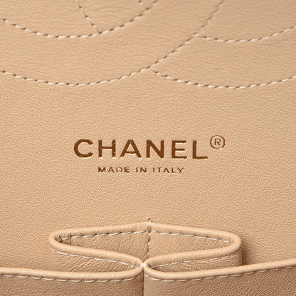 Chanel Caviar Quilted Jumbo Double Flap Beige Clair 6 of 10