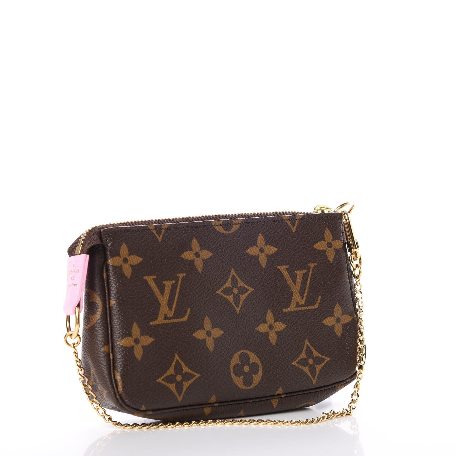 Louis Vuitton Monogram 2016 Christmas Animation Mini Pochette Accessories Rose Ballerine 3 of 8