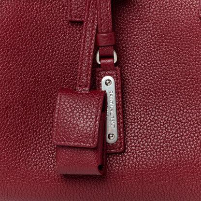Saint Laurent Grained Calfskin Nano Sac De Jour Souple Palissandre 9 of 11