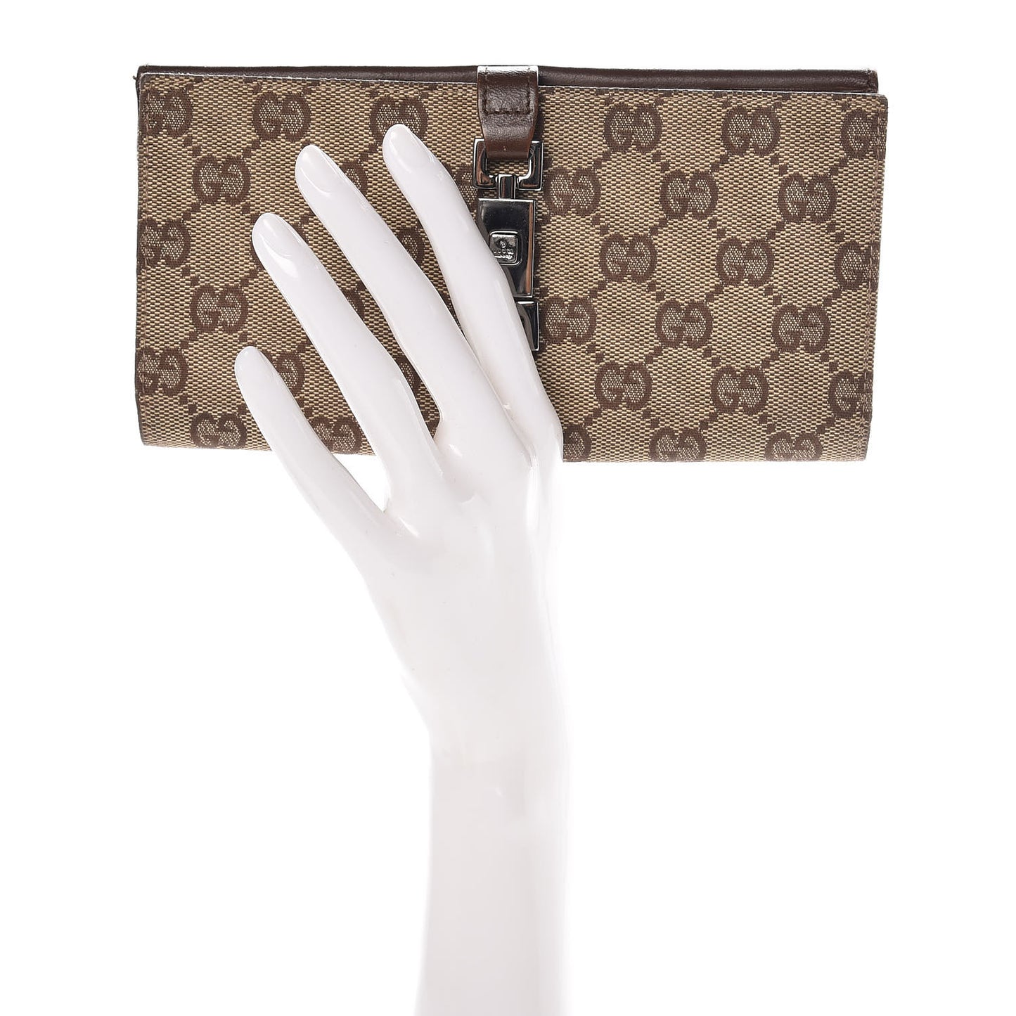 Monogram Calfskin Blake Continental Wallet Dark Brown