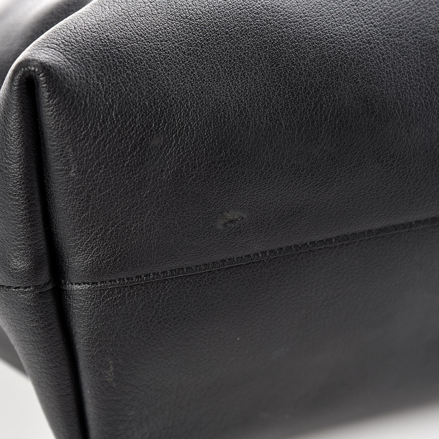 Saint Laurent Calfskin Large Shopping Tote Black 10 of 15