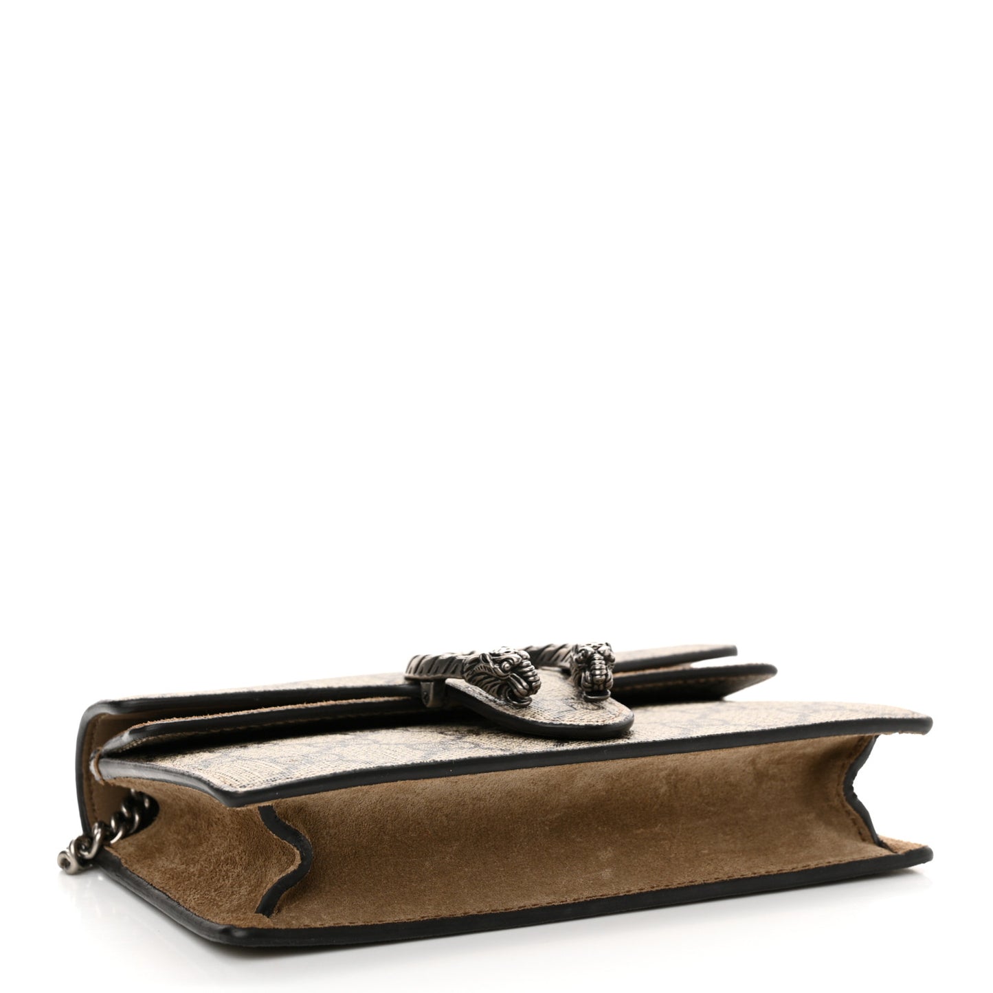 GG Supreme Monogram Super Mini Dionysus Shoulder Bag Taupe