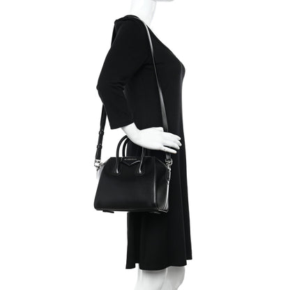 Givenchy Shiny Lord Calfskin Mini Antigona Black 2 of 9
