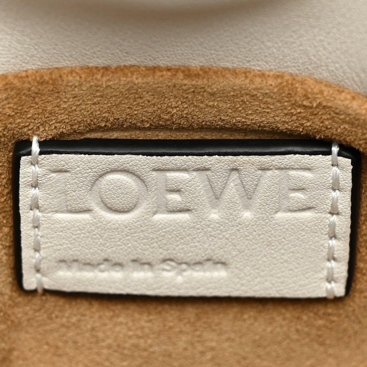 Calfskin Nano Flamenco Knot Bag White