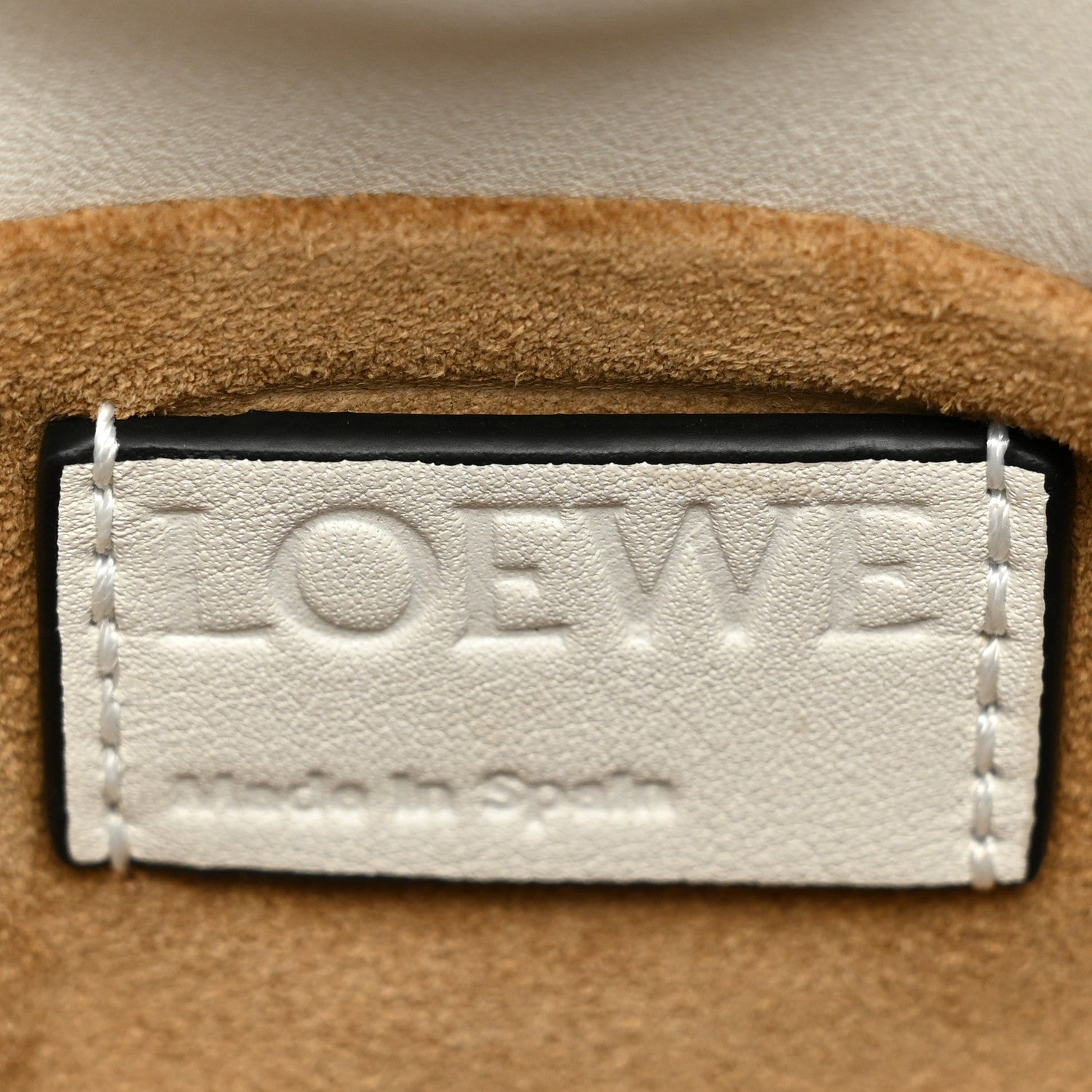 Loewe Calfskin Nano Flamenco Knot Bag White 6 of 9