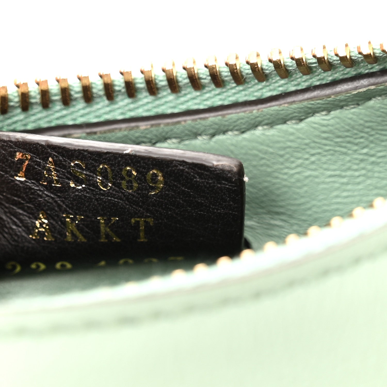Fendi Vitello Grace New Matte Nano Fendigraphy Hobo Charm Menta 6 of 10