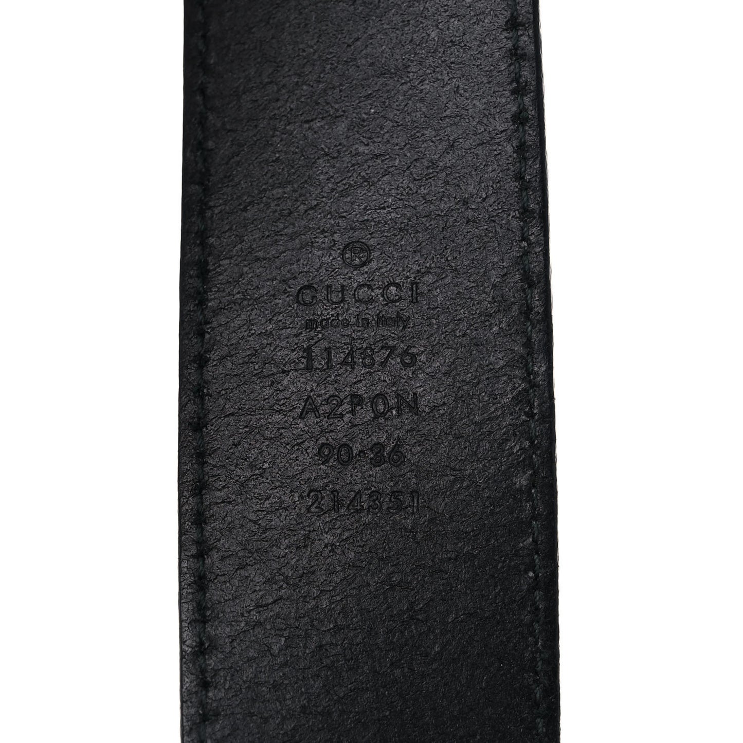 Calfskin Interlocking G 40mm Belt 90 36 Black