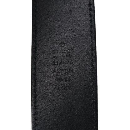 Gucci Calfskin Interlocking G 40mm Belt 90 36 Black 3 of 10