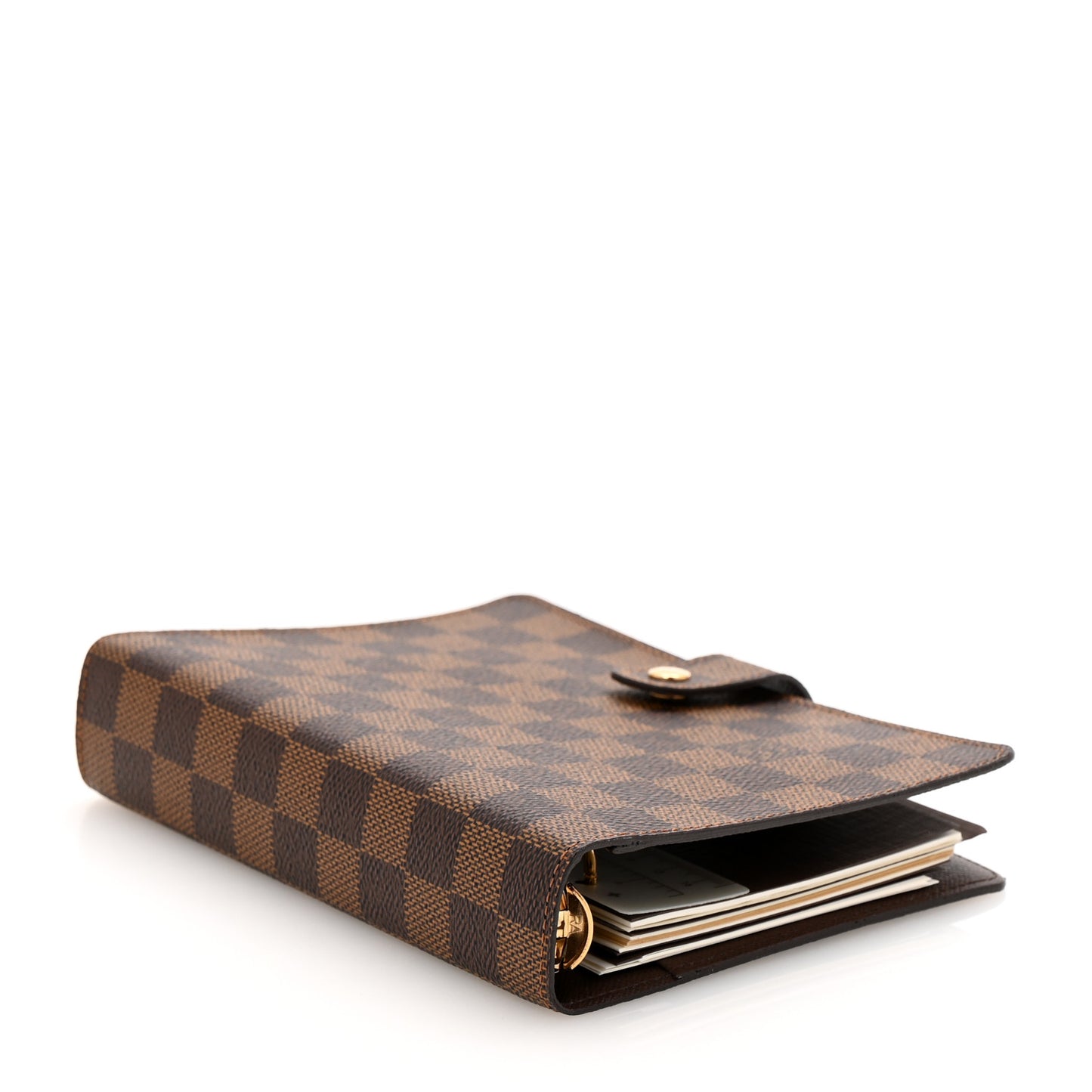 Damier Ebene Medium Ring Agenda Cover