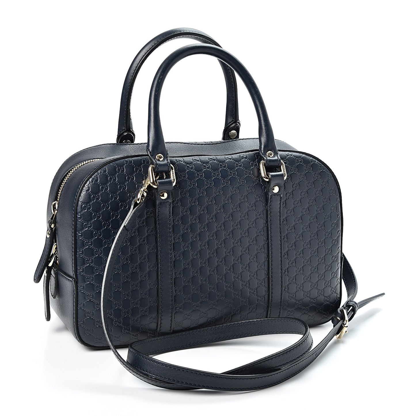Microguccissima Medium Crossbody Bag Blue